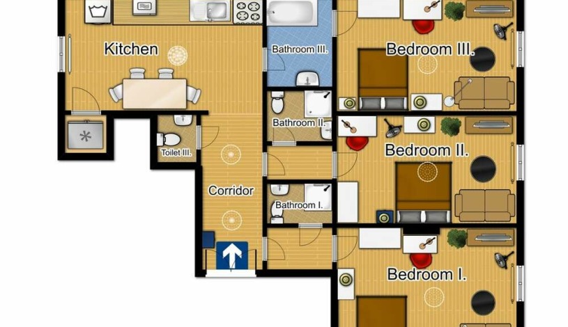 Apartments Templova Praha - Apartament (3 sypialnie)