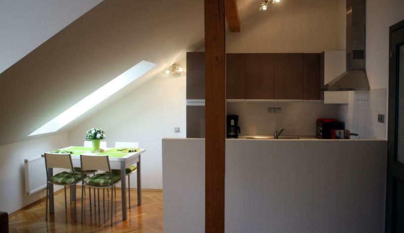 Apartment Prague Zahrebska Praha - Attic Apartment