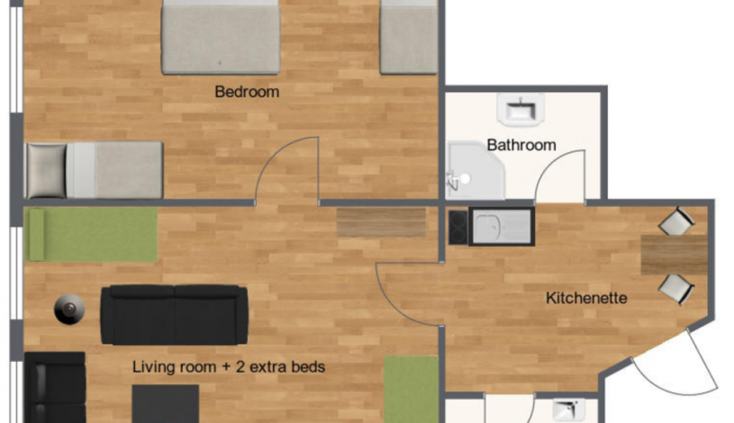 AKÁT Pension & Apartments Praha - Apartmán Velký