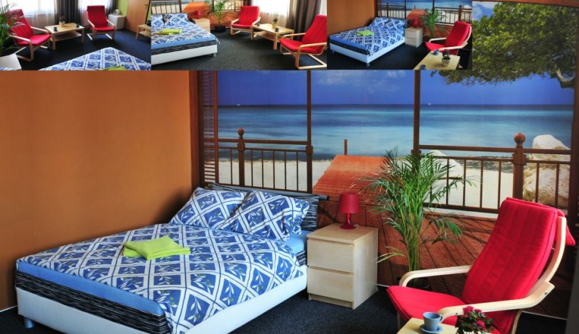 Oáza Resort I. Praha - Pokój 3-osobowy z własną łazienką