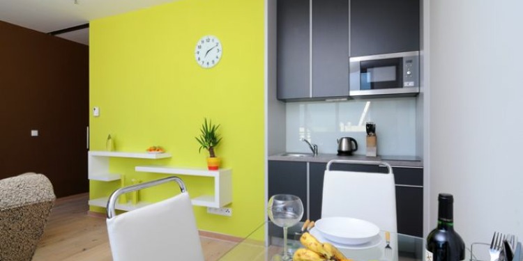 1-bedroom Apartment Praha New Town with parking for 6 persons