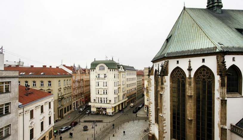 Jacob Brno - Čtyřlůžkový pokoj se sdílenou koupelnou