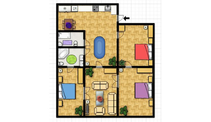 Apartment Bajnok utca Budapest - Apt 21372