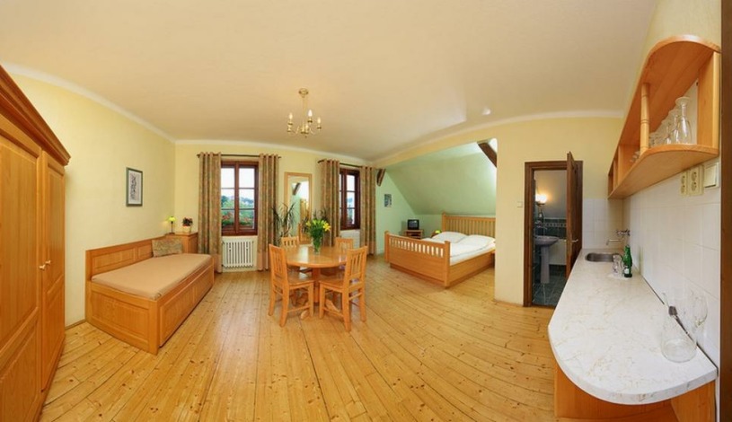 Pension BARBAKÁN Český Krumlov - Dvoulůžkový pokoj DeLuxe   