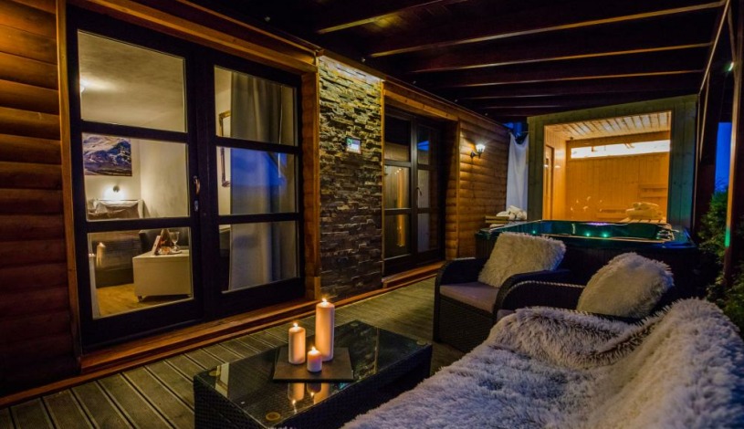 Penzion u Rechů Blansko - Zahradní apartmá s vířivkou a finskou saunou