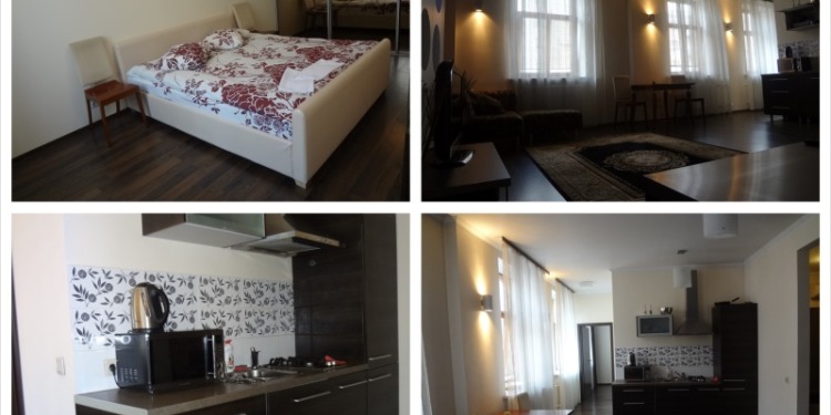 1-bedroom Apartment Riga Grīziņkalns with kitchen for 2 persons