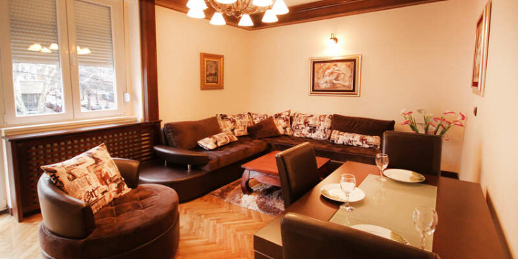 2-ložnicové Apartmá Beograd Dorćol s kuchyní pro 7 osob