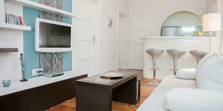 2-sypialniowy Apartament w Belgrad Stare Miasto z kuchnią dla 10 osób