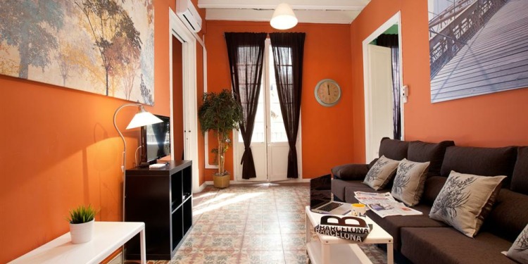 4-bedroom Apartment Barcelona Old Town with-balcony and with kitchen
