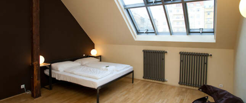 Hostel Czech Inn Praha - 1-ložnicové apartmá (3 osoby), Apartmán se 2 ložnicemi (5 osob)