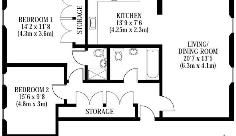 Apartment Dalry Gait Edinburgh - Apt 661