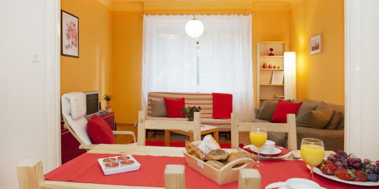 2-bedroom Budapest Belváros with kitchen for 5 persons