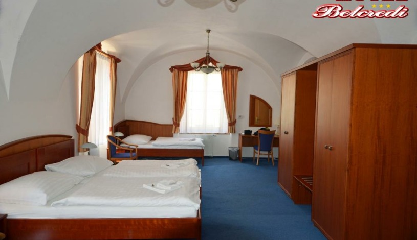 Hotel Belcredi Brno - Třílůžkový pokoj delux