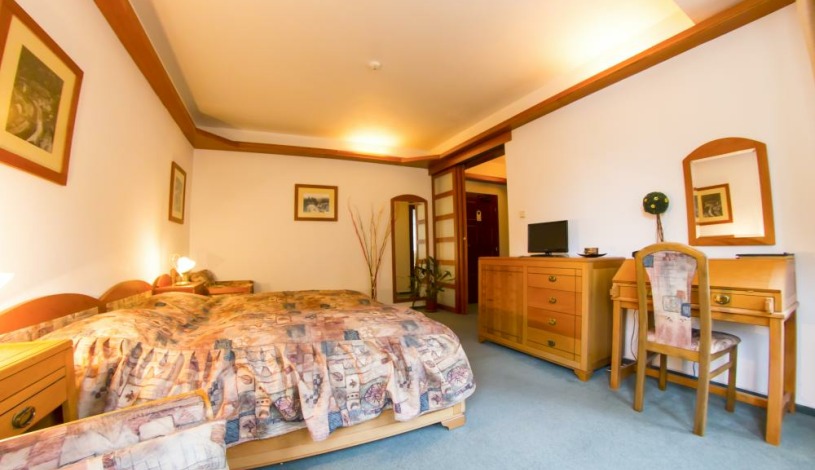 HOTEL PRAHA  Hřensko - Bezbariérový pokoj pro tělesně postižené, Dvoulůžkový pokoj