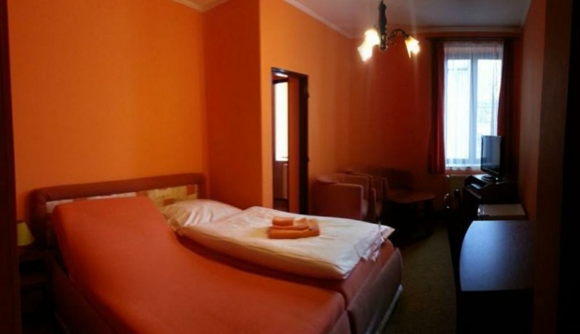 Hotel & Restaurace Zlatý Kříž Teplice - Jednolůžkový pokoj ZK2, Jednolůžkový pokoj ZK1
