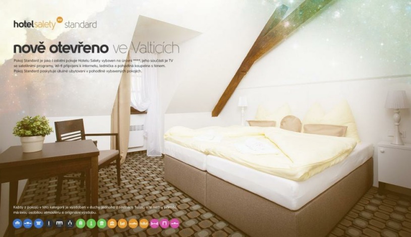 Hotel Salety Valtice - Pokoj standard, Pokoj bezbariérový