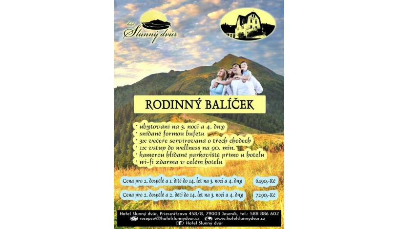 Hotel Slunný dvůr Jeseník