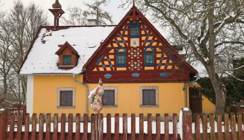 Hrázděný statek Mýtinka Cheb
