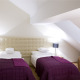 Dvoulůžkový pokoj s manželskou postelí nebo oddělenými postelemi - The Icon Hotel & Lounge Praha