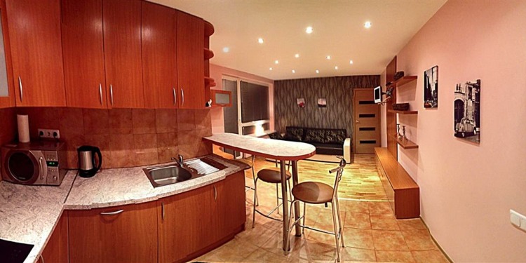 1-bedroom Apartment Vilnius Pašilaičiai with kitchen for 4 persons