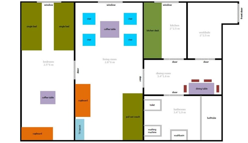 Apartment Király utca Budapest - Apt 32306