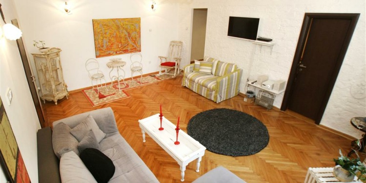 2-sypialniowy Apartament w Belgrad Stare Miasto z kuchnią dla 5 osób