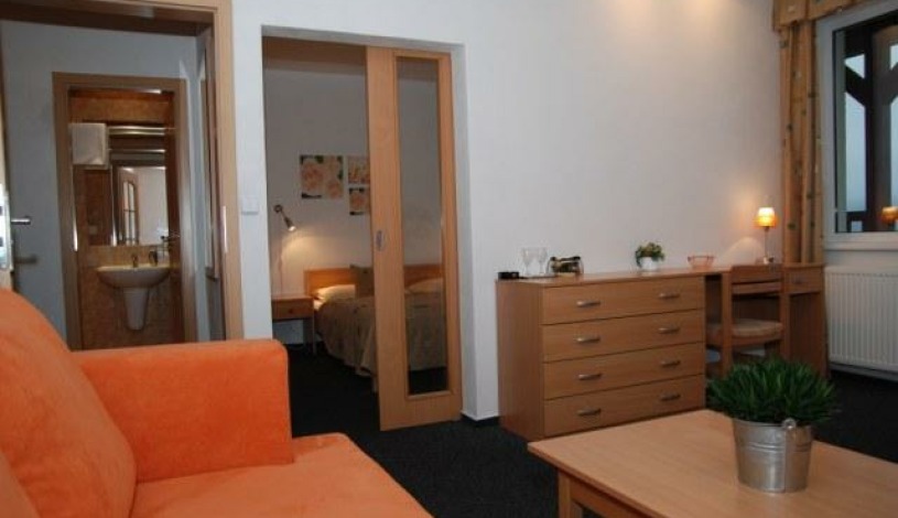 Hotel Kozí Horka Brno - Apartmán 2 osoby, Apartmán 3 osoby
