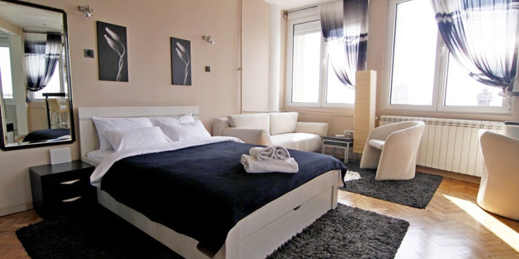 Studio Appartement Beograd Cvetni Trg mit Küche für 4 Personen