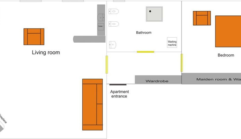 Apartment Krišjāņa Barona iela Riga - Apt 17169