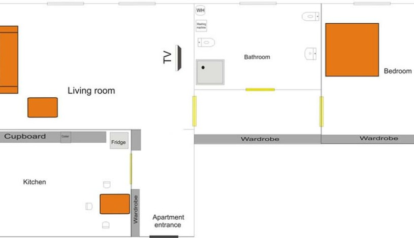 Apartment Krišjāņa Barona iela Riga - Apt 17179