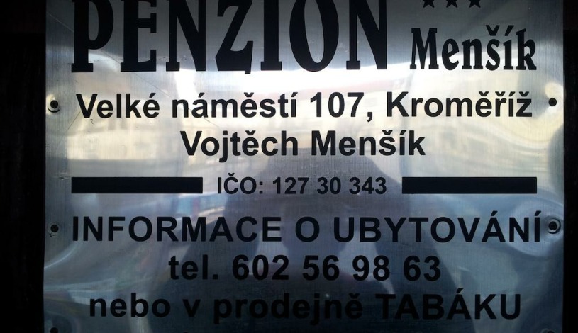 Penzion Menšík Kroměříž