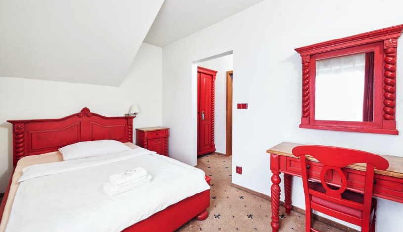 Hotel U Kata Kutná Hora - Dvoulůžkový pokoj s manželskou postelí