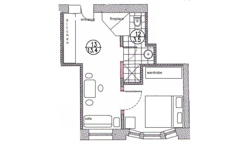 Apartment Lāčplēša iela Riga - Apt 20927