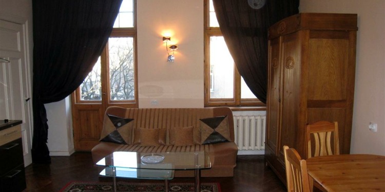 1-spálňový Apartmán v Riga Centrs with-balcony a s kuchyňou