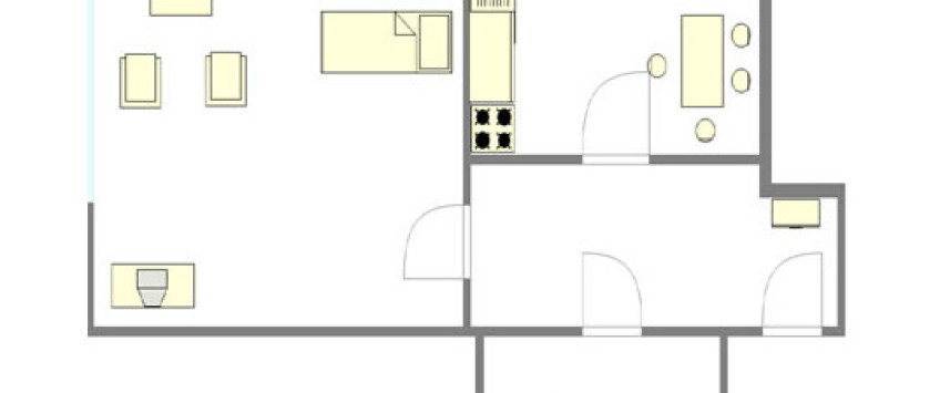 Apartamenty Letna Praha - Apartament (1 sypialnia)