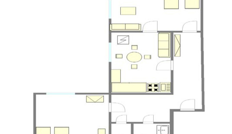 Apartmán Letna Praha - 2-комнатная квартира