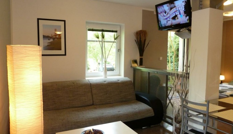 Apartmá Sungarden Liberec - AV3 Dvoupokojový Apartmán s terasou a vstupem do zahrady