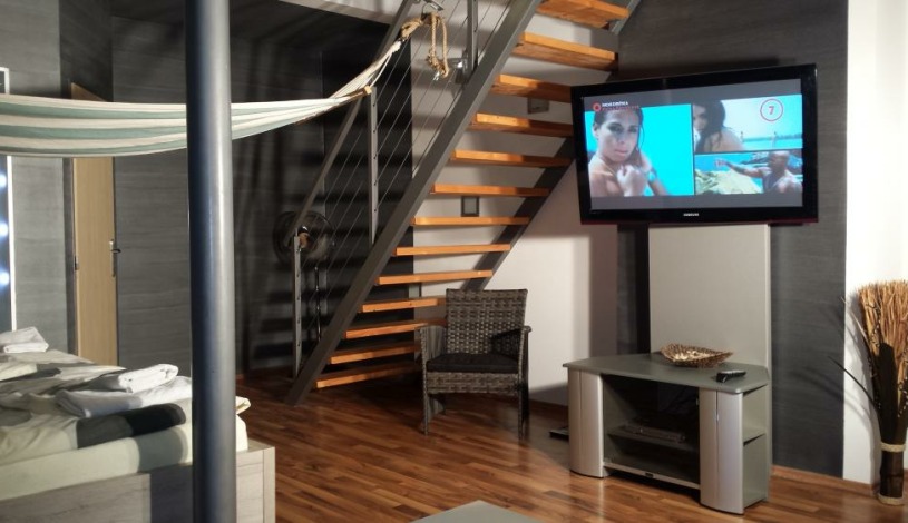 Apartmá Sungarden Liberec - AV9 Mezonetový Apartmán s terasou a infrasaunou