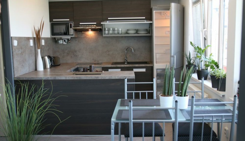 Apartmá Sungarden Liberec - AV9 Mezonetový Apartmán s terasou a infrasaunou