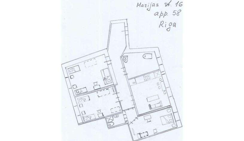 Apartment Marijas iela Riga - Apt 19789