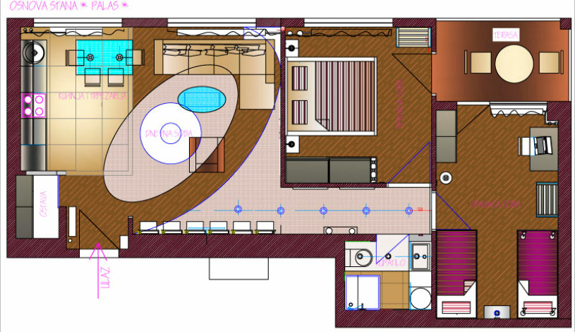 Apartment Maršala Birjuzova Beograd - Apt 29153