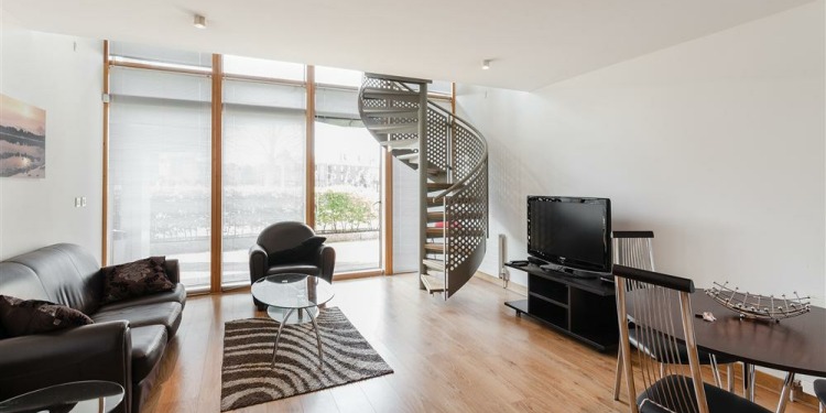 1-bedroom Apartment Dublin North Dock with kitchen for 3 persons