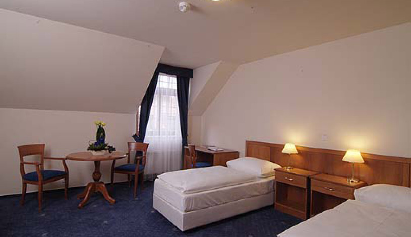 Hotel Modrá růže Praha - Pokój 1-osobowy Standard, Pokój 2-osobowy Standard