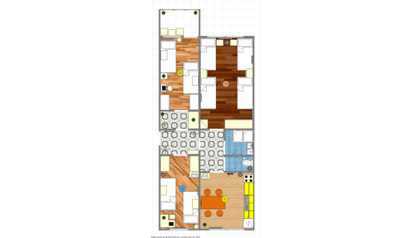 Nexus - ubytovna Praha - Apartmán 3pokojový + kuchyň