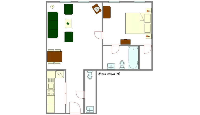 Apartamenty Praga Downtown Praha - Apartament (1 sypialnia)