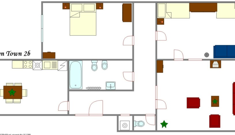 Apartamenty Praga Downtown Praha - Apartament (2 sypialnie)