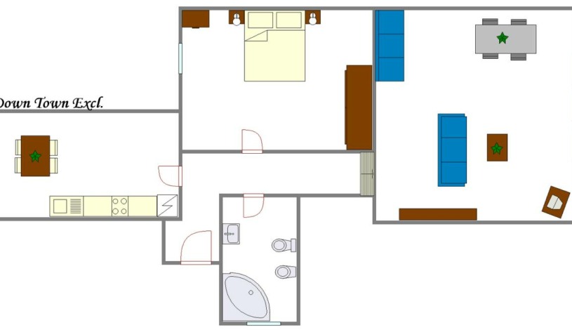 Apartamenty Praga Downtown Praha - Apartament Exclusive (1 sypialnia)