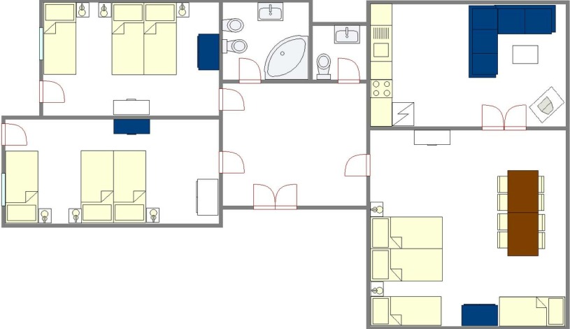 Apartamenty Praga Central Praha - Apartament (3 sypialnie)