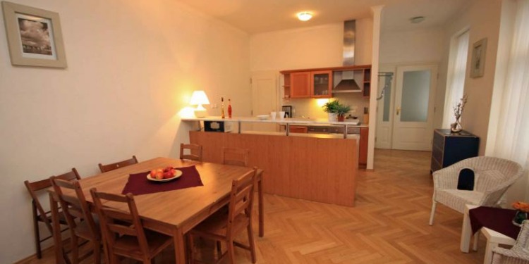 2-Schlafzimmer Appartement Praha Neustadt mit Küche für 9 Personen