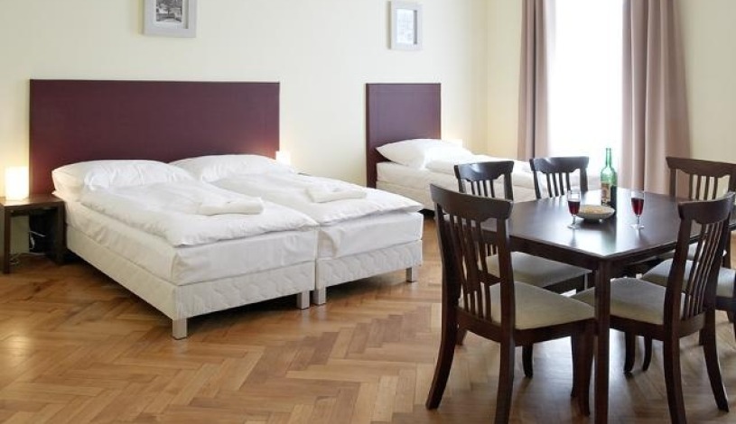Apartmány River View Praha - Apartmán se 2 ložnicemi, 2-ložnicové apartmá Velké, 3-ložnicové apartmá